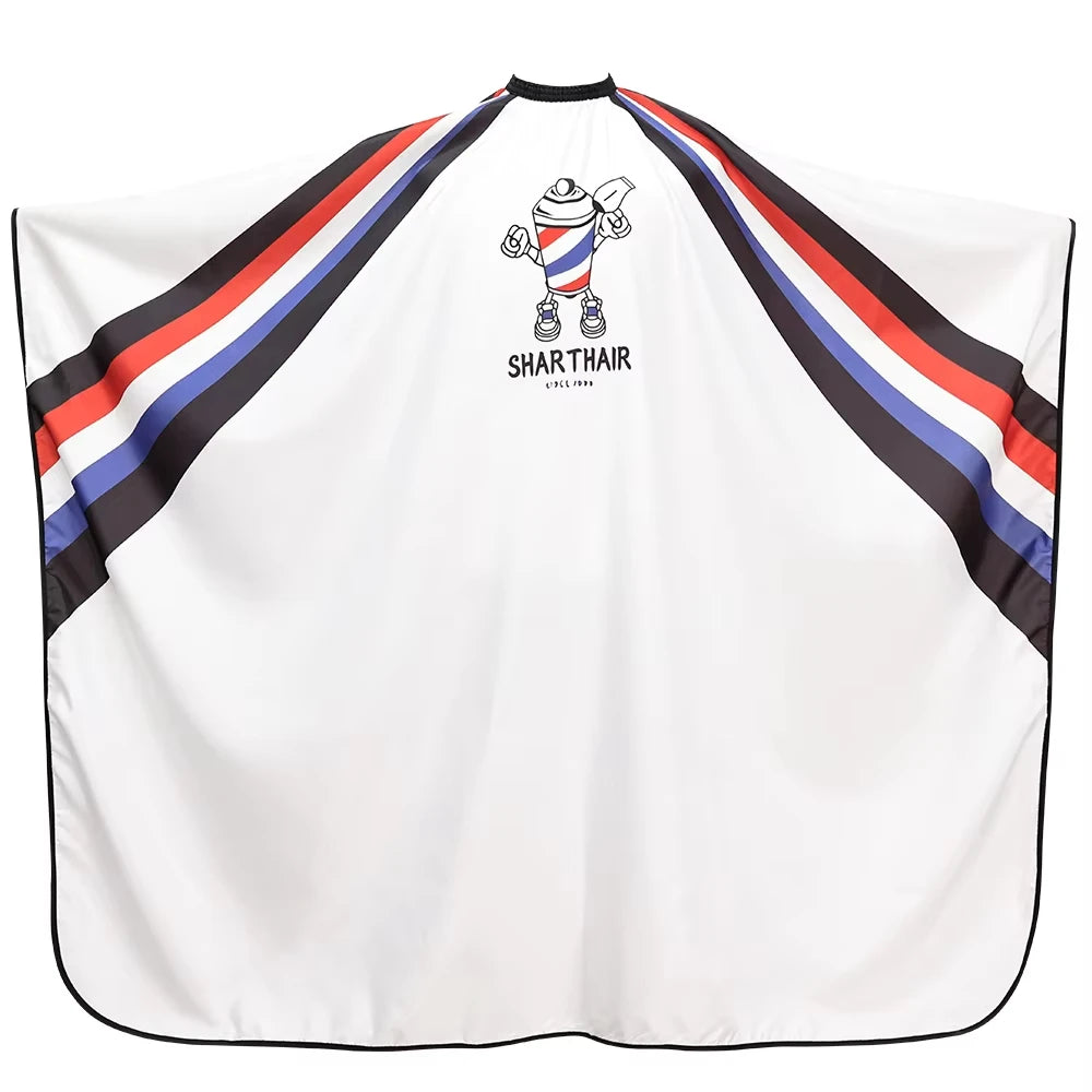 Barber Black Haircut Cloth Hairdresser Apron Hair Cut Cape Hairdress Gown Hairdressing Coat Barbershop Salon Accessory