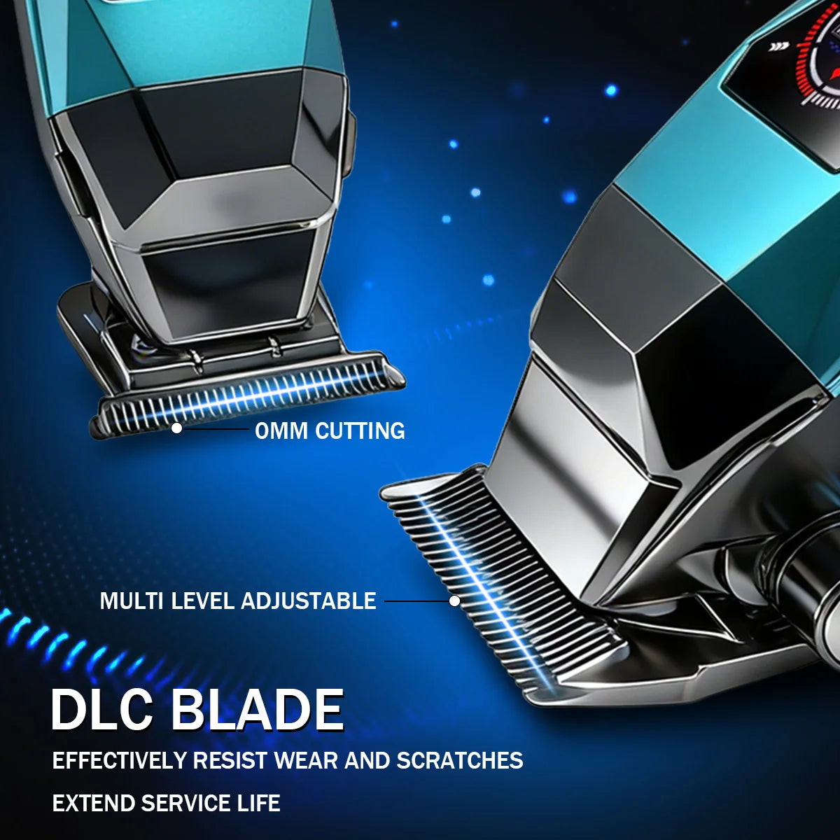 VGR Hair Trimmers Professional Hair Cut Machine Rechargeable Hair Trimmer Electric Clippers Adjustable Trimmer for Men V-877 S2