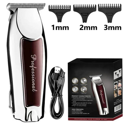 Hair Clipper Hair Trimmer Hair Clipper Professional Barber Trimmer Electric Shaver Hair Cutting Machine Rechargeable Trimmer Men