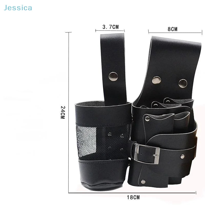♥Hairdressing Tool Storage Bag Hair Care Styling Tools Waist Pack With Removable Belt