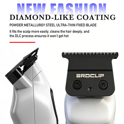 Professional Electric Hair Clipper Trimmer Shaver BRDCLIP X Series Set Gradient Salon Hair Styling Tool DLC Coated Fade Blade